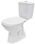 Cersanit President monoblokkos WC alsó kifolyással oldalsó vízbekötéssel ülőkével K08-029