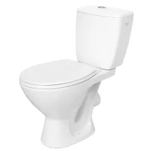   Cersanit Kaskada Kompakt monoblokkos WC hátsó kifolyással, oldalsó vízbekötés, ülőkével K100-206