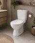 Cersanit Kaskada monoblokkos WC alsó kifolyással oldalsó vízbekötéssel ülőkével K100-207