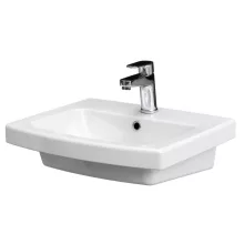   Cersanit Easy 60 kerámia mosdó túlfolyóval, CleanPro bevonattal, fehér K102-014