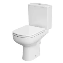   Cersanit Colour Cleanon kompakt perem nélküli mélyöblítésű WC, hátsó kifolyású, ülőke nélkül K103-026