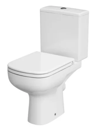 Cersanit Colour Cleanon kompakt perem nélküli mélyöblítésű WC, hátsó kifolyású, ülőke nélkül K103-026