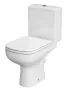 Cersanit Colour Cleanon kompakt perem nélküli mélyöblítésű WC, hátsó kifolyású, ülőke nélkül K103-026