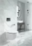 Cersanit Caspia Cleanon perem nélküli fali WC, hátsó kifolyású, ülőke nélkül K11-0233