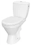 Cersanit Cersania Simpleon Kompakt monoblokkos hátsó kifolyású WC csésze csökkentett peremmel, vízbevezetés oldalt, duroplast ülőkével K11-2337