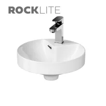   Cersanit Crea Rocklite 38 pultba süllyeszthető kör alakú mosdótál K114002