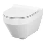 Cersanit Crea Ovális fali WC csésze Cleanon technológiával ülőke nélkül K114015