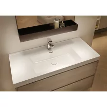 Cersanit Crea Rocklite kerámia mosdó 100x46 cm túlfolyóval fehér K114018