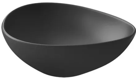 Cersanit Moduo pultra ültethető aszimmetrikus kerámia mosdó 44x35,5 cm, antracit K116-105