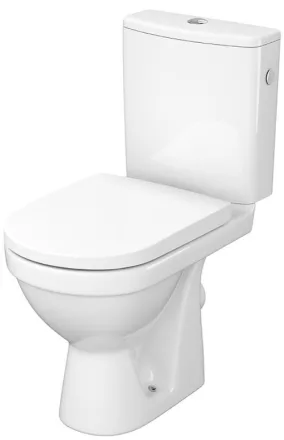 Cersanit Zip hátsó kifolyású SimpleOn monoblokk WC csésze tartállyal és antibakteriális duroplast ülőkével, fehér K121-009