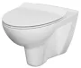 Cersanit Parva CleanOn perem nélküli függő WC csésze, ülőke nélkül K27-061