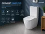 Cersanit Remo Pro Square kompakt monoblokkos kerámia WC szett Tornado örvényöblítéssel.