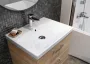 Cersanit City kerámia mosdó csaplyukkal és túlfolyóval 70x45 cm, fehér K35-007
