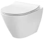 Cersanit City fali WC csésze rejtett rögzítéssel és Cleanon technológiával, ülőke nélkül K35025