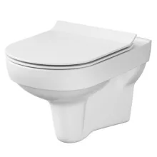   Cersanit City mélyöblítésű fali WC csésze Cleanon technológiával, ülőke nélkül K35028