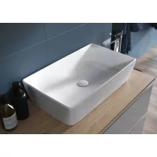   Cersanit City pultra ültethető mosdótál 60x36 kerámia lefolyófedéllel K35-047