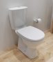 Cersanit Arteco Cleanon Kompakt WC csésze oldalsó bekötéssel és polipropilén ülőkével K667069