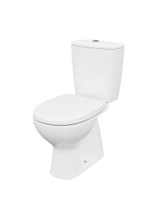   Cersanit Arteco Cleanon Monoblokkos WC csésze alsó kifolyással, alsó bekötésű tartállyal és polipropilén ülőkével K667-074