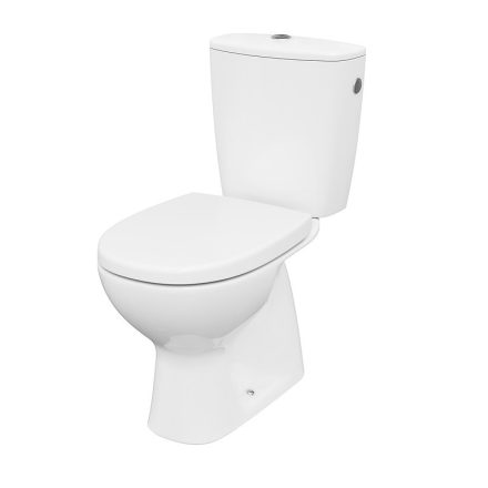 Cersanit Arteco Cleanon Kompakt WC csésze szett, alsó kifolyással, oldalsó bekötéssel és Soft-Close ülőkével K667-075