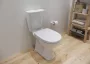 Cersanit Arteco CleanOn kompakt WC csésze szett alsó kifolyással oldalsó bekötéssel és Soft-Close ülőkével K667-075
