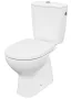 Cersanit Arteco CleanOn kompakt WC csésze szett alsó kifolyással oldalsó bekötéssel és Soft-Close ülőkével K667-075