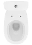 Cersanit Arteco CleanOn kompakt WC csésze szett alsó kifolyással oldalsó bekötéssel és Soft-Close ülőkével K667-075