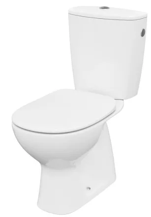 Cersanit Arteco Cleanon Monoblokkos WC csésze alsó kifolyással, oldalsó bekötésű tartállyal és polipropilén ülőkével K667-077