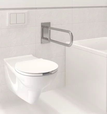Cersanit Etiuda perem nélküli fali WC mozgáskorlátozottak számára, ülőke nélkül K670-002