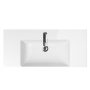 Cersanit Inverto Rocklite 100 szögletes kerámia mosdó, túlfolyóval és csapfurattal K671-007