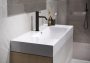 Cersanit Inverto Rocklite 100 szögletes kerámia mosdó, túlfolyóval és csapfurattal K671-007