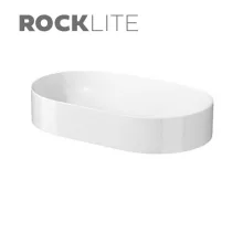   Cersanit Inverto pultra ültethető Rocklite kerámia mosdótál 60 cm, fehér K671-009