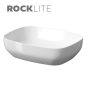 Cersanit Larga ROCKLITE kerámia mosdótál 50x38,5 cm, túlfolyó nélkül, fehér K677-003