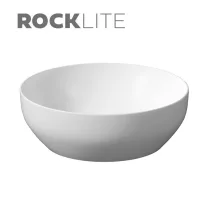   Cersanit Larga ROCKLITE kerámia mosdótál 40x40 cm, túlfolyó nélkül, matt fehér K677-018