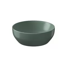   Cersanit Larga ROCKLITE kerámia mosdótál 40x40 cm, túlfolyó nélkül, matt zöld K677-049 KIFUTÓ TERMÉK