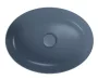 Cersanit Larga ROCKLITE kerámia mosdótál 50,5x38,5 cm, túlfolyó nélkül, matt kék K677-055