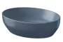 Cersanit Larga ROCKLITE kerámia mosdótál 50,5x38,5 cm, túlfolyó nélkül, matt kék K677-055