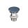 Cersanit Larga nem zárható leeresztő szelep túlfolyó nélküli mosdókhoz, matt kék K677-098