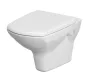 Cersanit Carina CleanOn perem nélküli fali WC, hátsó kifolyású, antibakteriális ülőkével K701-033