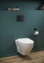 Cersanit Block mechanikus nyomólap kettős öblítéshez, matt fekete K97-455