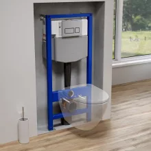   Cersanit Aqua 50 beépíthető WC tartály és szerelő keret fali WC csészéhez és mechanikus nyomólapokhoz, K97-525