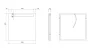 Cersanit Metropolitan 60 tükör LED világítással OS581-013 KIFUTÓ