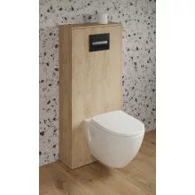 Cersanit Atrato kiegészítő bútor falsík alatti WC tartály burkolathoz, hickory tölgy színben.