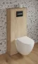 Cersanit Atrato kiegészítő bútor falsík alatti WC tartály burkolathoz, hickory tölgy színben.