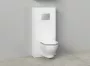 Cersanit Atrato fedlap falsík alatti WC tartály bútor előlaphoz 56x22x1 cm, matt fehér kivitel.
