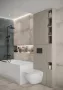 Cersanit Atrato fedlap falsík alatti WC tartály bútor előlaphoz 76x22x1 cm, kasmír színű kivitel.