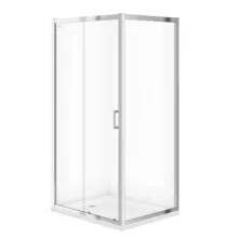   Cersanit Arteco 120x90x190 cm szögletes zuhanykabin átlátszó üveg, króm profil S157-012