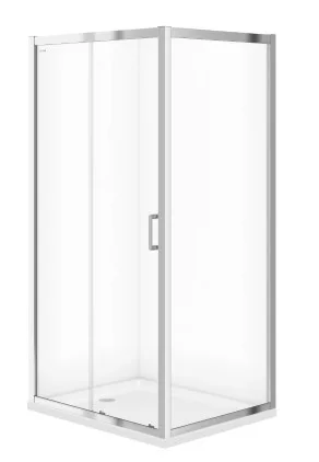 Cersanit Arteco 120x90x190 cm szögletes zuhanykabin átlátszó üveg, króm profil S157-012