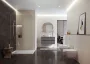 Cersanit Mille Walk-in zuhanyfal 120x200 mm átlátszó üveg, króm profilszín S161-002