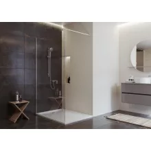   Cersanit Mille Walk-in zuhanyfal 90x200 mm átlátszó üveg, króm profilszín S161-006