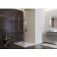 Cersanit Mille Walk-in zuhanyfal 90x200 mm átlátszó üveg, króm profilszín S161-006